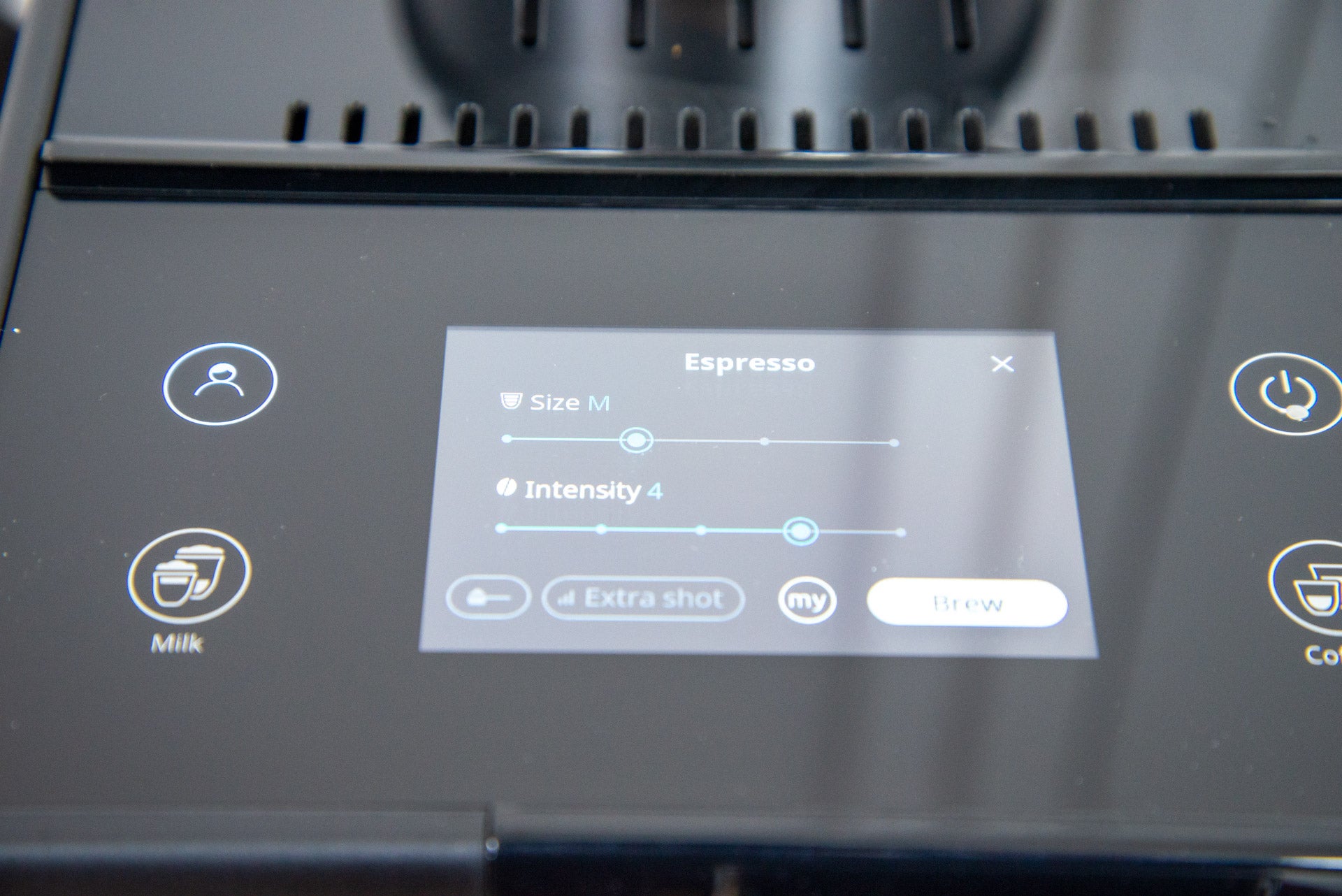 De'Longhi Rivelia Espresso-Einstellung