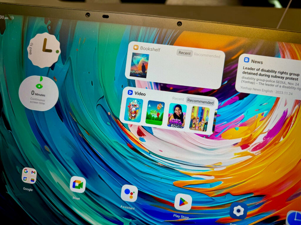 TCL Nxtpaper 14 Pro Bildschirm oben
