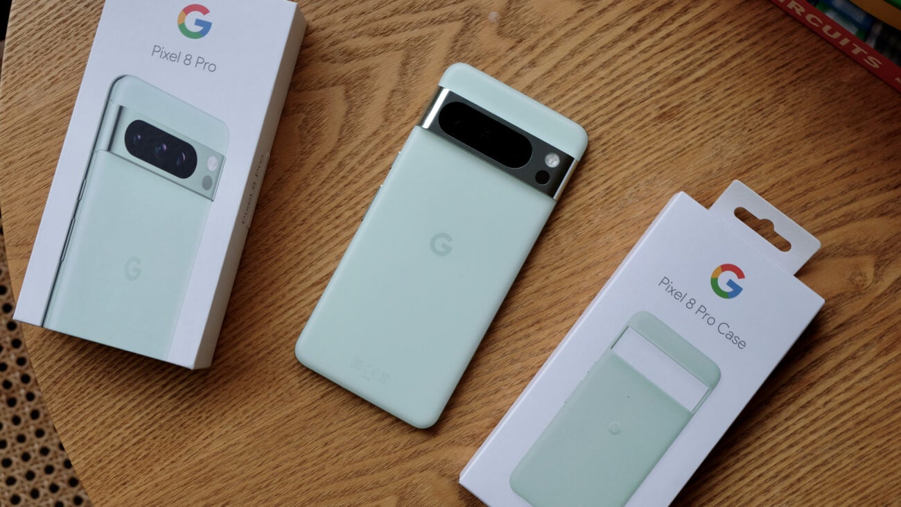 In Bildern Der neue Mint Farbton des Pixel 8 Pro von