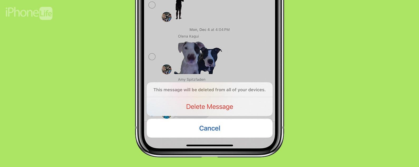 Massenloeschung von Textnachrichten auf dem iPhone