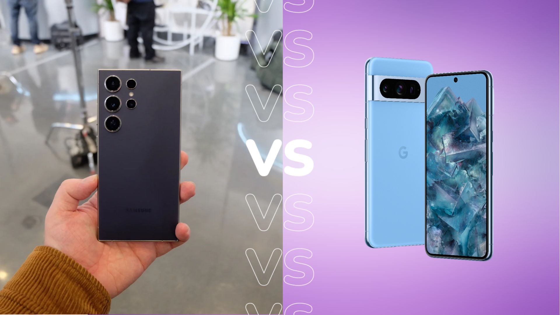 Samsung Galaxy S24 Ultra vs Google Pixel 8 Pro Android Flaggschiffe