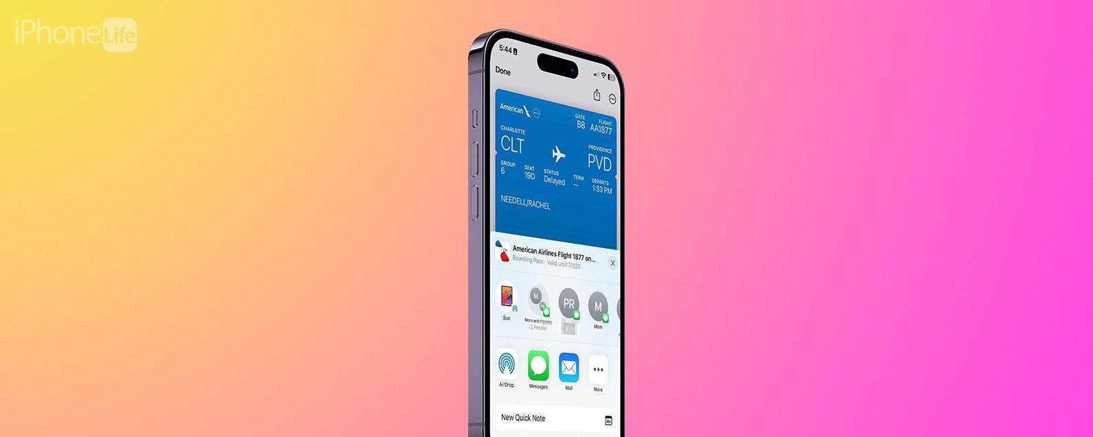 So senden Sie Tickets aus Apple Wallet