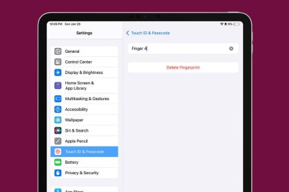 1707309425 Unbekannte Fingerabdruecke von Ihrem iPad oder iPhone loeschen