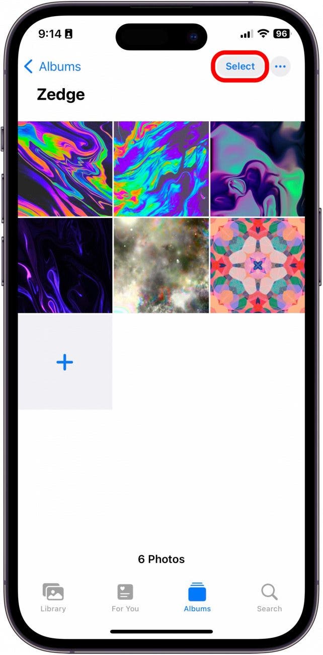 iPhone-Fotoalbum vs. Ordner
