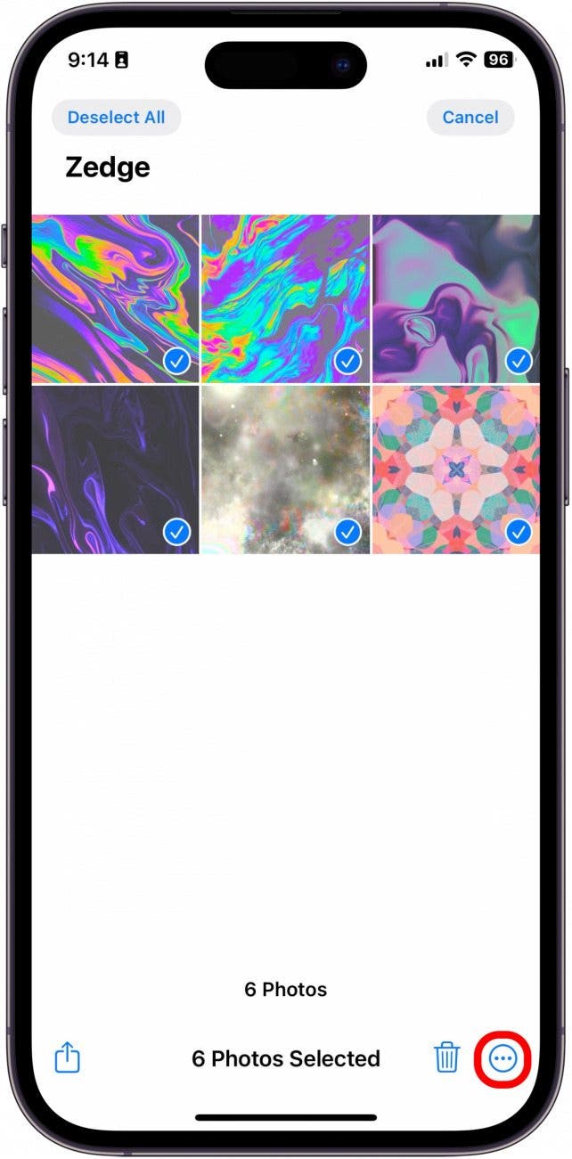 iPhone-Album vs. Ordner