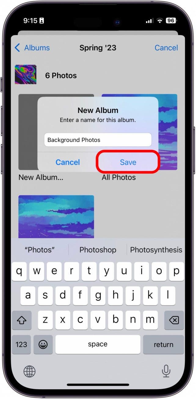 So erstellen Sie Fotoordner auf dem iPhone