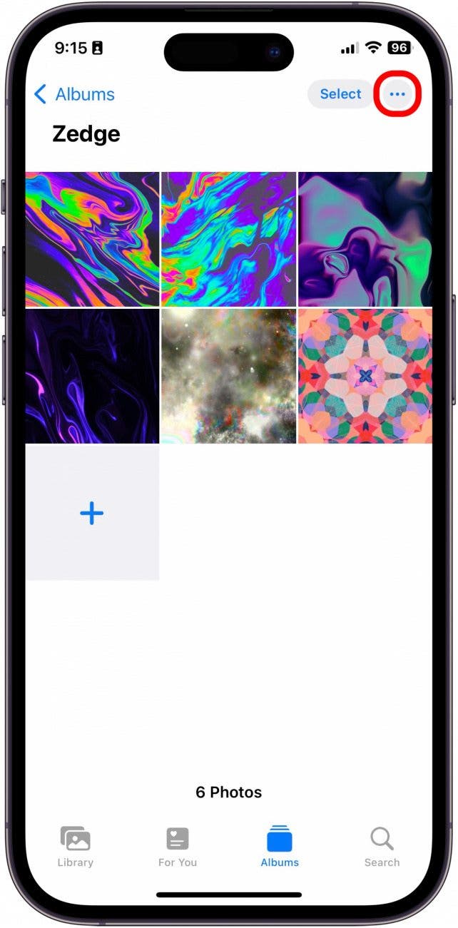So verschieben Sie Alben in Ordner auf dem iPhone