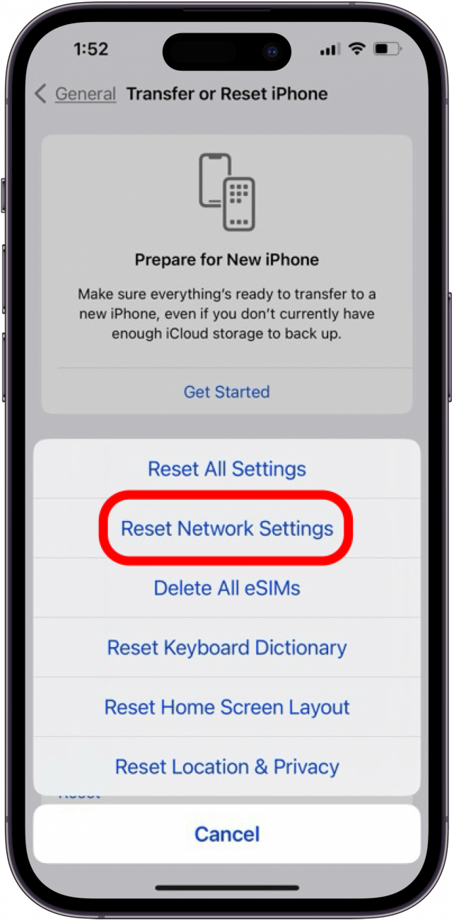 Setzen Sie die Netzwerkeinstellungen auf dem iPhone oder iPad zurück, wenn alte Benachrichtigungen zurückkommen Setzen Sie die Netzwerkeinstellungen auf dem iPhone oder iPad zurück, wenn alte Benachrichtigungen zurückkommen