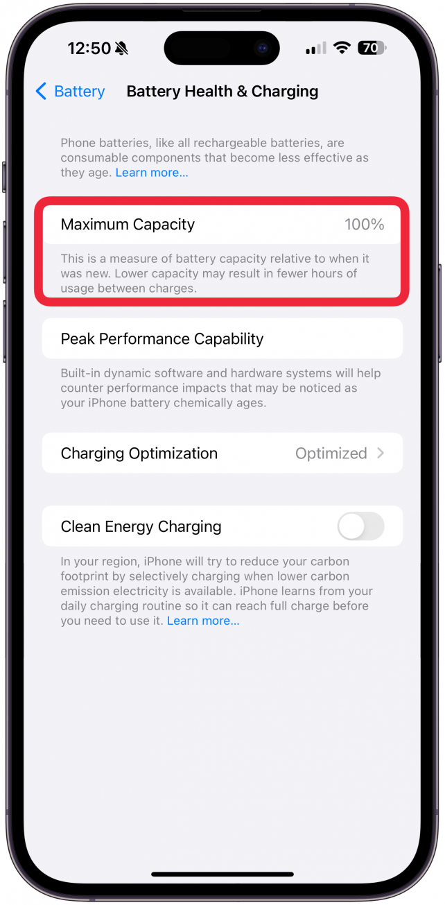 Überprüfen Sie den Akkuzustand Ihres iPhones