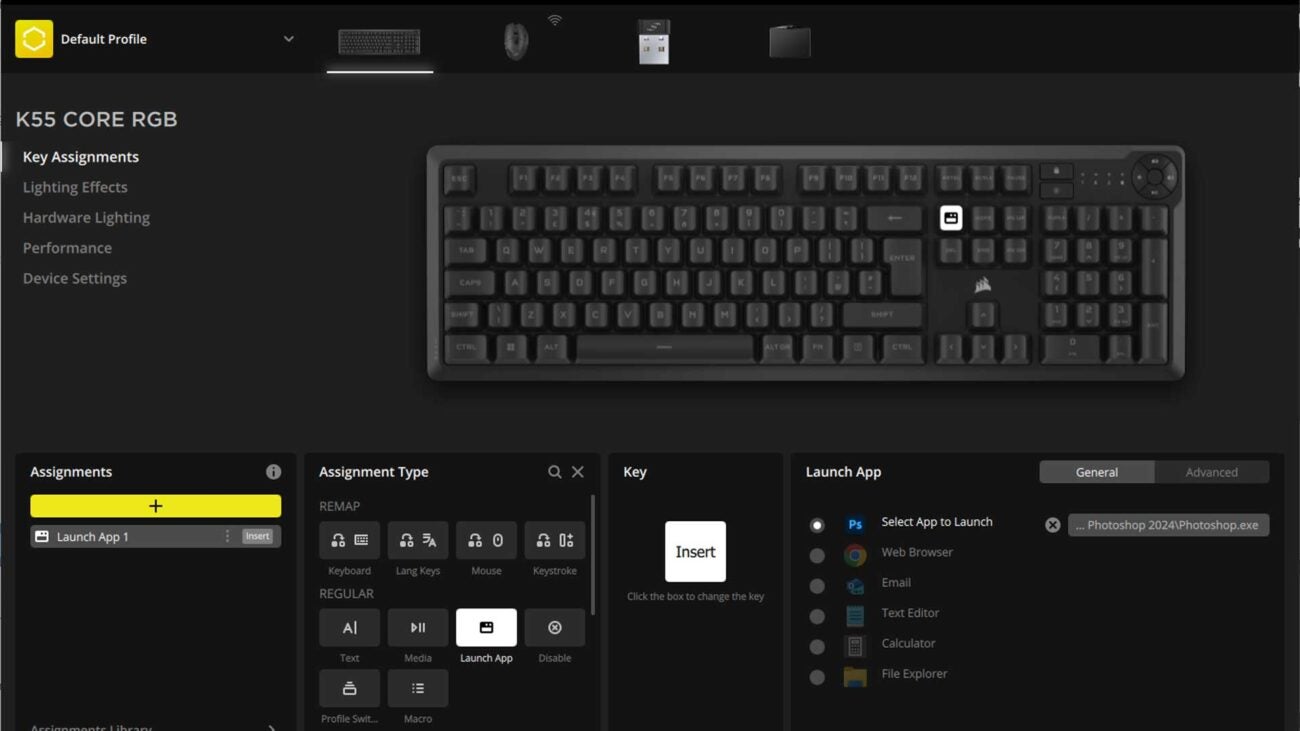 1708629169 244 Corsair K55 Core Test