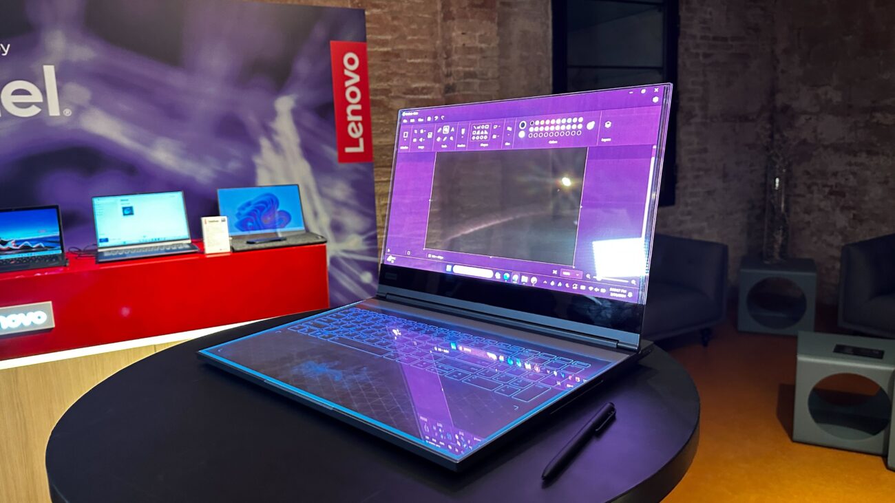 1708995656 475 Der transparente Laptop von Lenovo deutet auf eine aufregende Zukunft