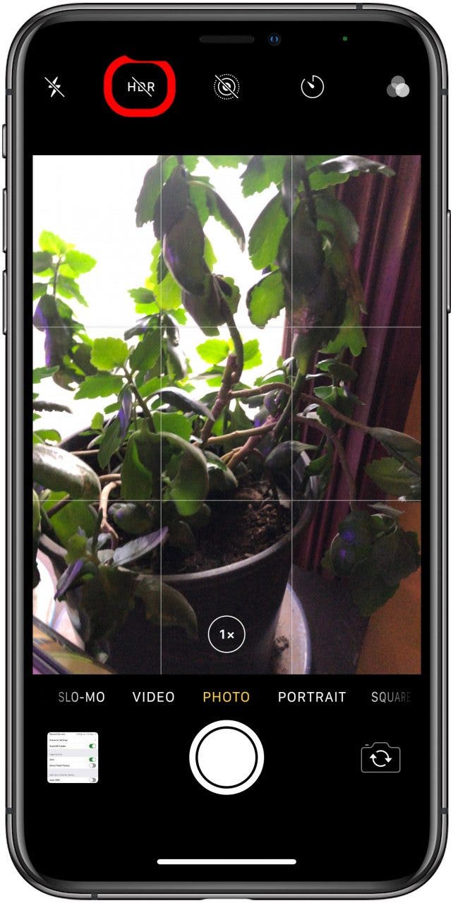 Wählen Sie HDR