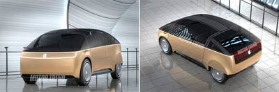 Vorderseite des Apple Cars
