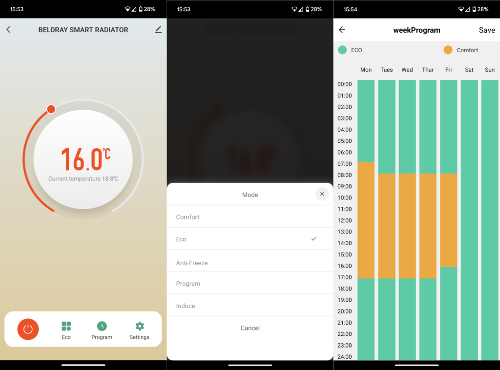 Beldray Smart Ceramic Radiator-App