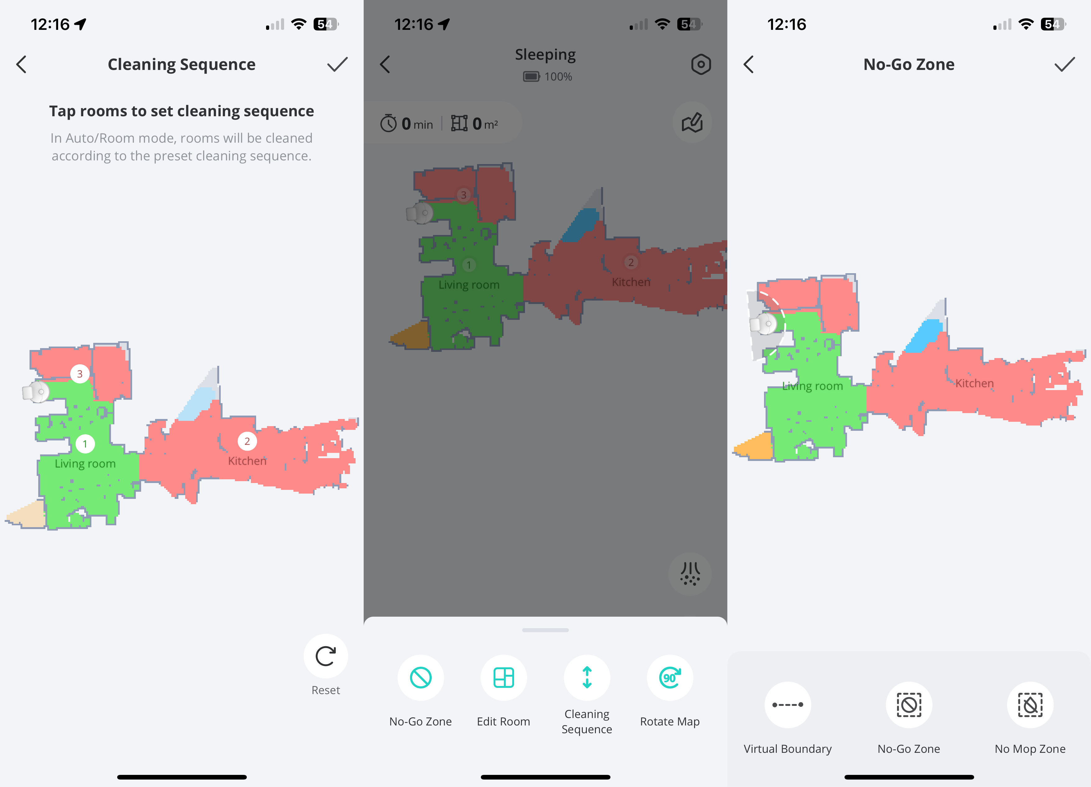 Eufy X8 Pro Kartensteuerung