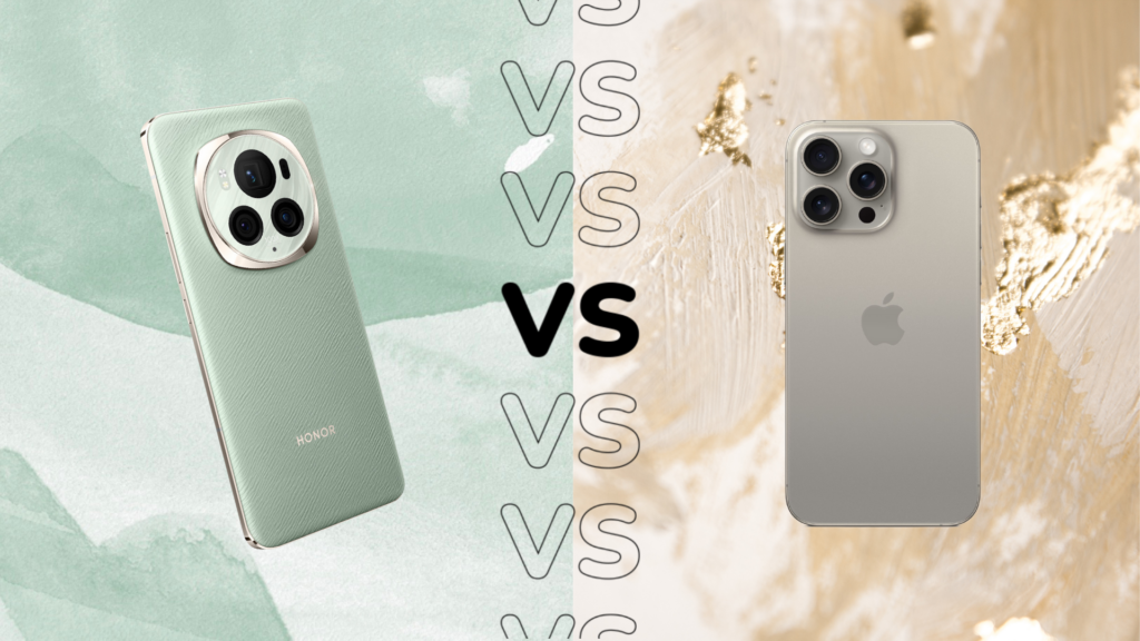 Honor Magic 6 Pro vs iPhone 15 Pro Max Wie