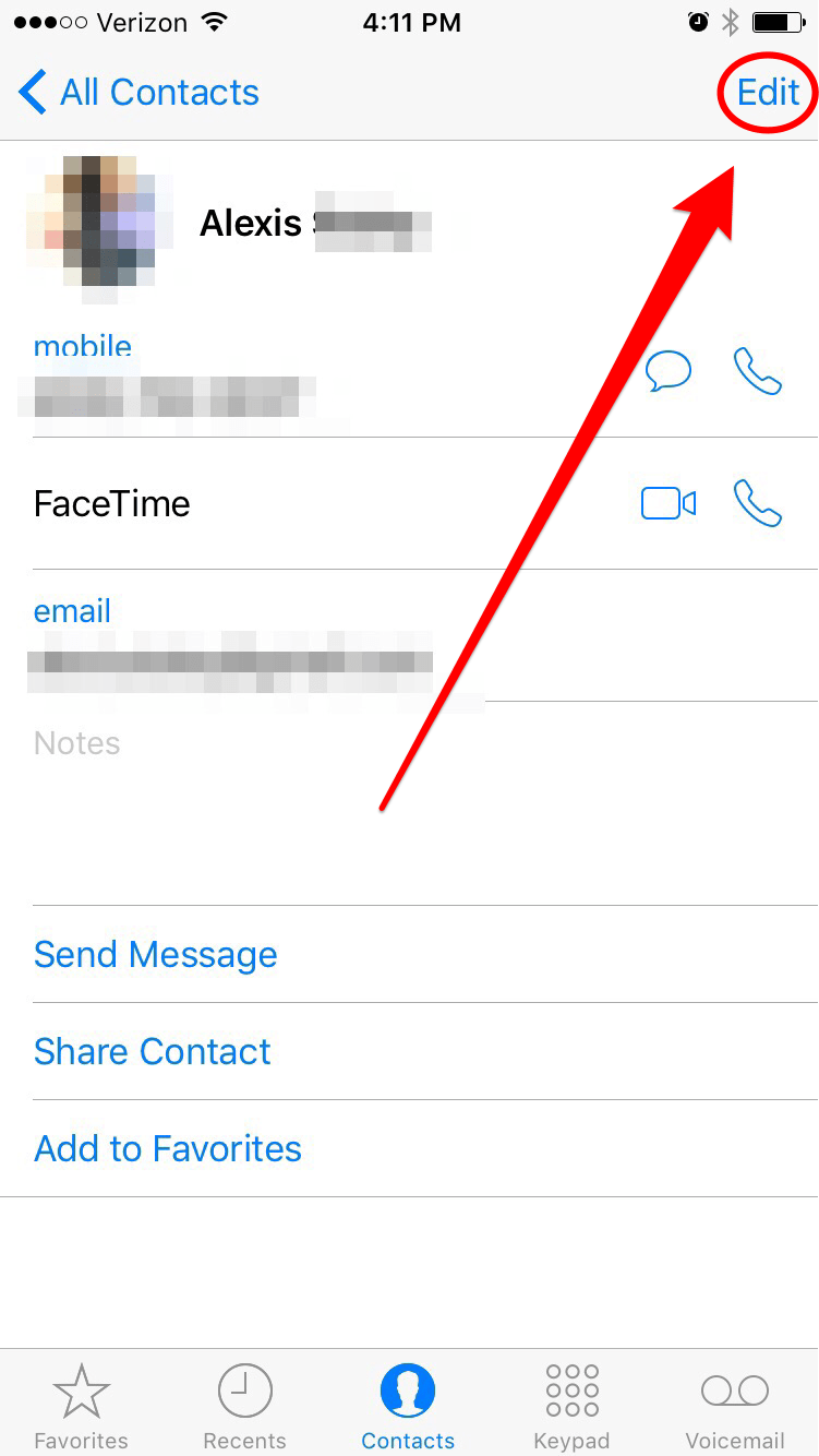 So bearbeiten Sie einen Kontakt auf Ihrem iPhone
