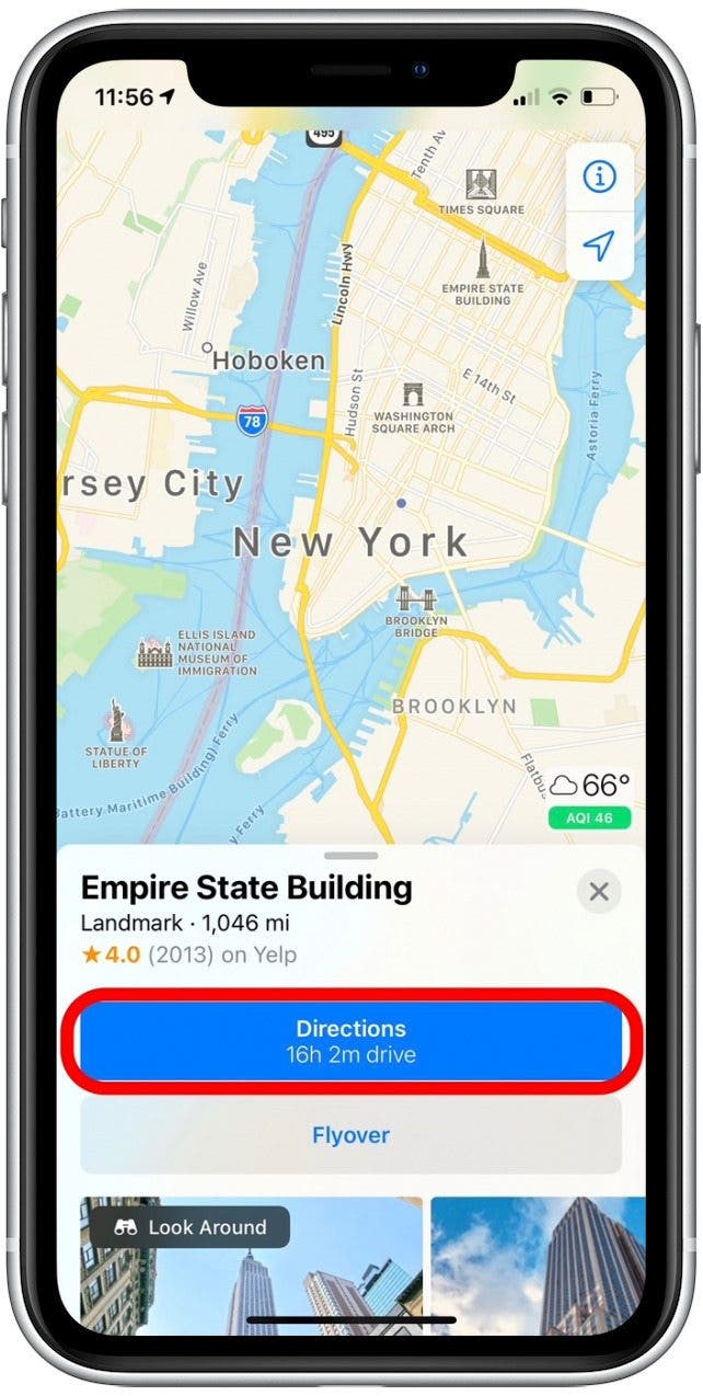 So erhalten Sie Wegbeschreibungen zu oeffentlichen Verkehrsmitteln in Apple Maps