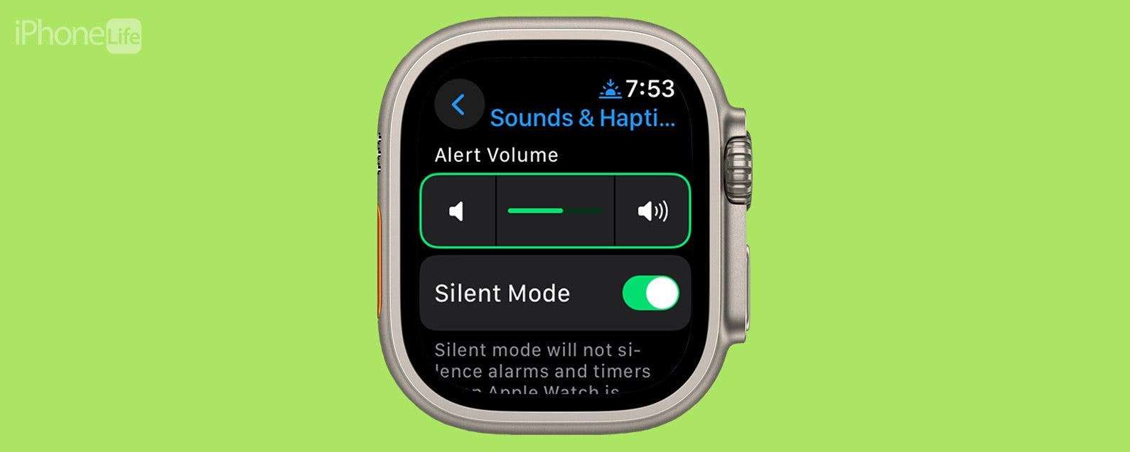 So erhoehen Sie die Lautstaerke auf der Apple Watch