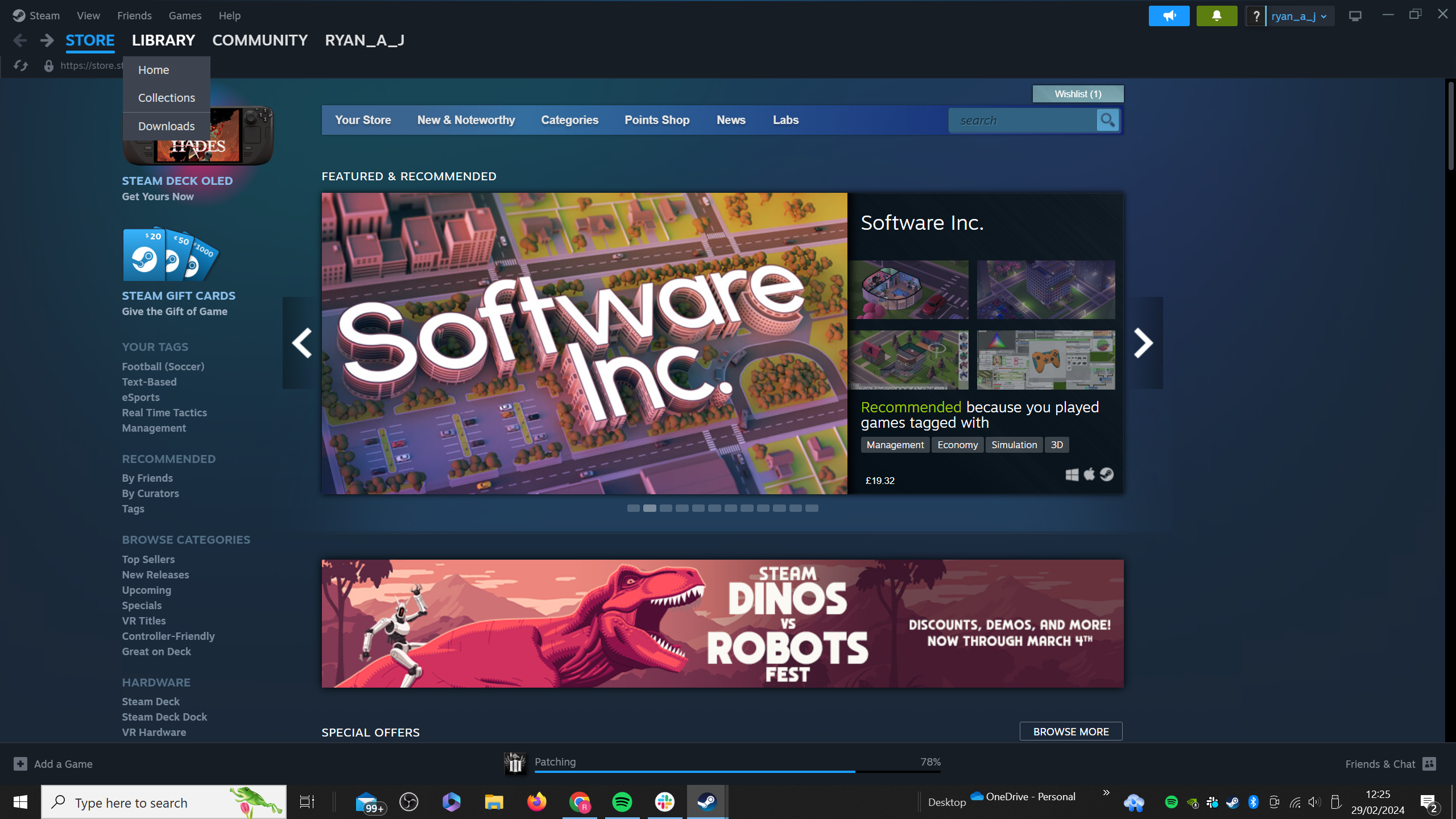 So ueberpruefen Sie Spieledateien auf Steam