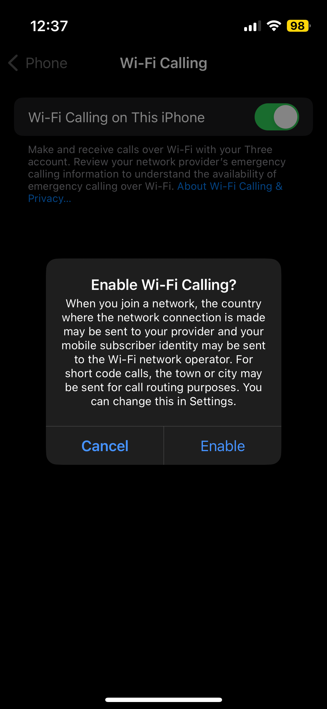 1709341254 887 So verwenden Sie WLAN Anrufe auf dem iPhone