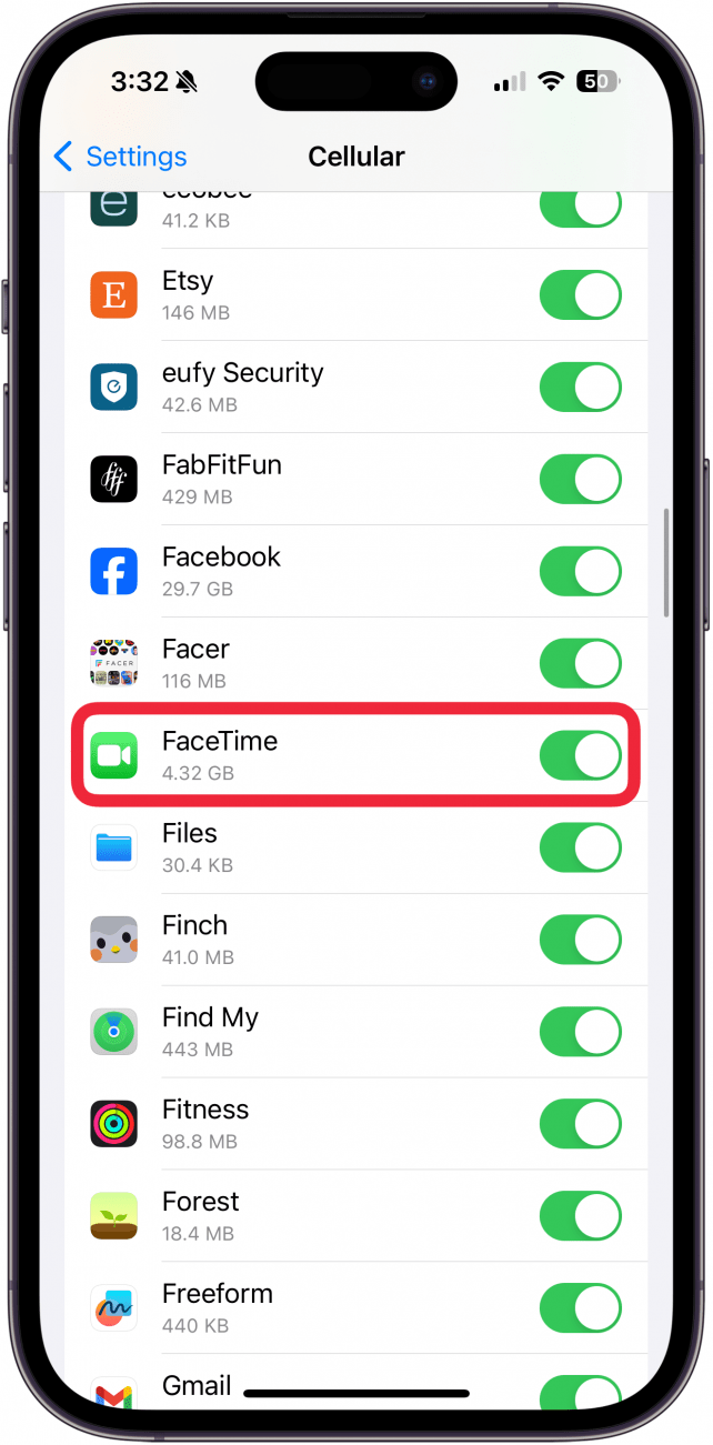 Facetime zeigt andere Personen nicht an