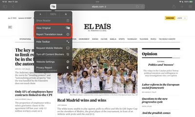 4translate Safari iOS