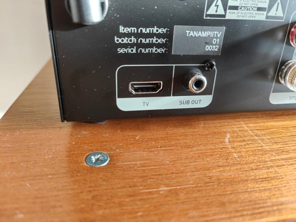 Tangent Ampster TV II HDMI-Anschluss