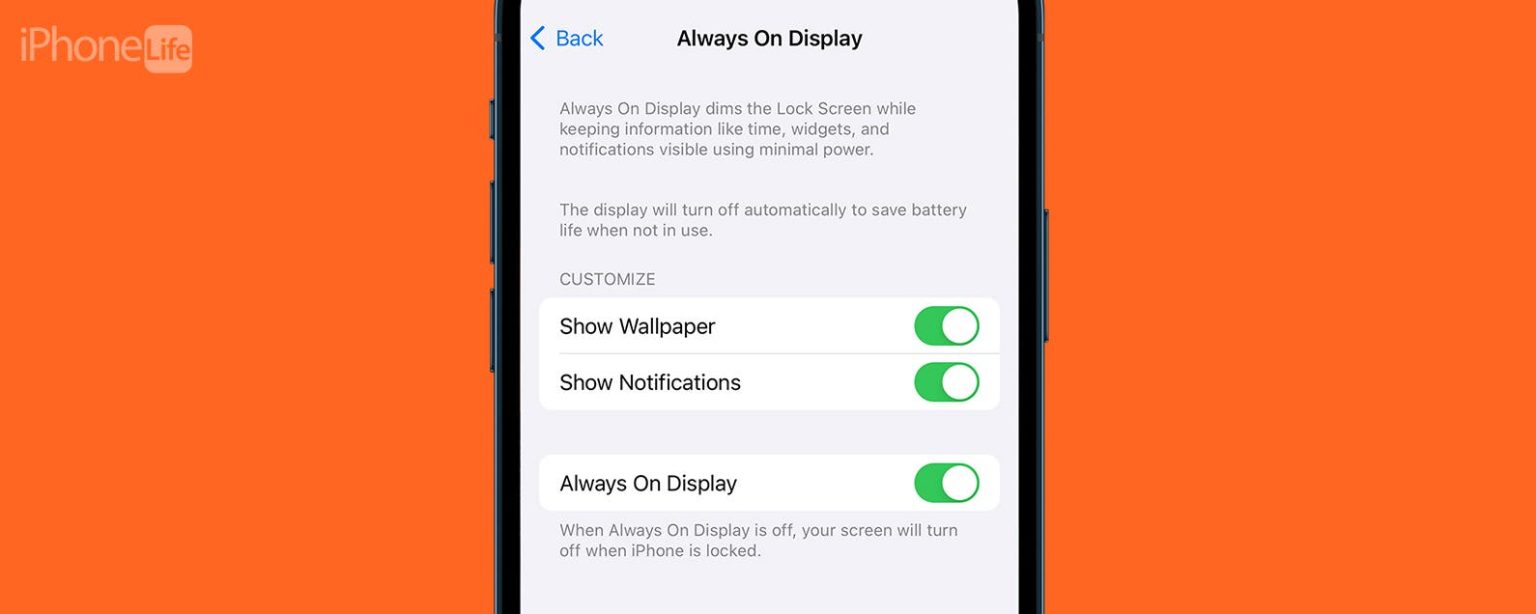 1709781164 Sparen Sie Batterie indem Sie das Always On Display Ihres iPhones deaktivieren
