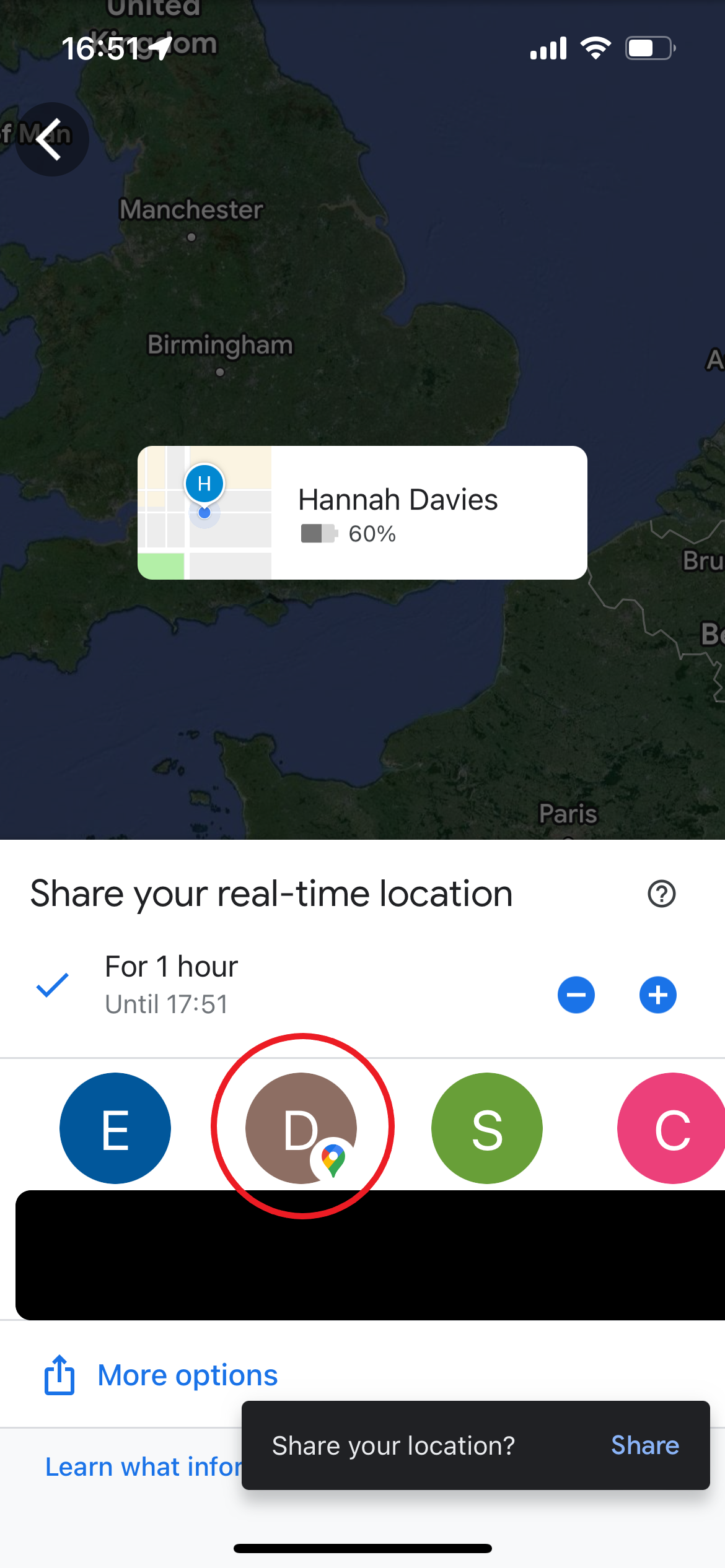 1709787654 410 So teilen Sie Ihren Standort in Google Maps