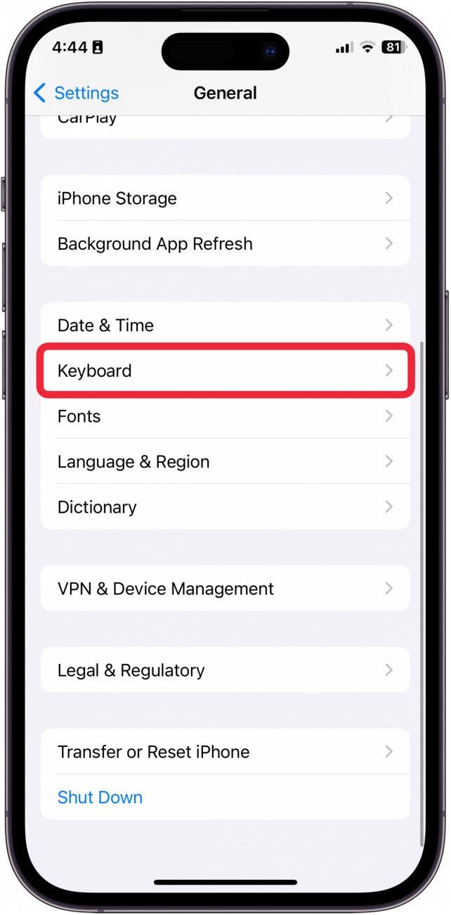 Textverknüpfungen für das iPhone