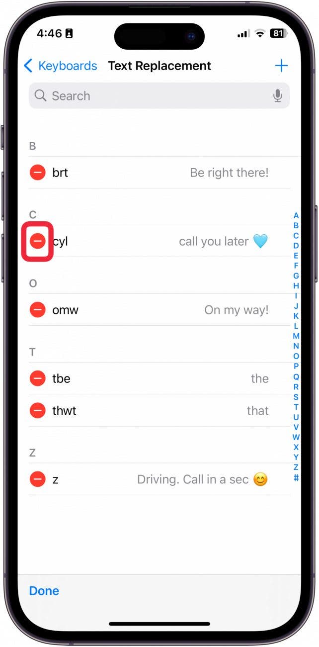 So erstellen Sie Textverknüpfungen auf dem iPhone