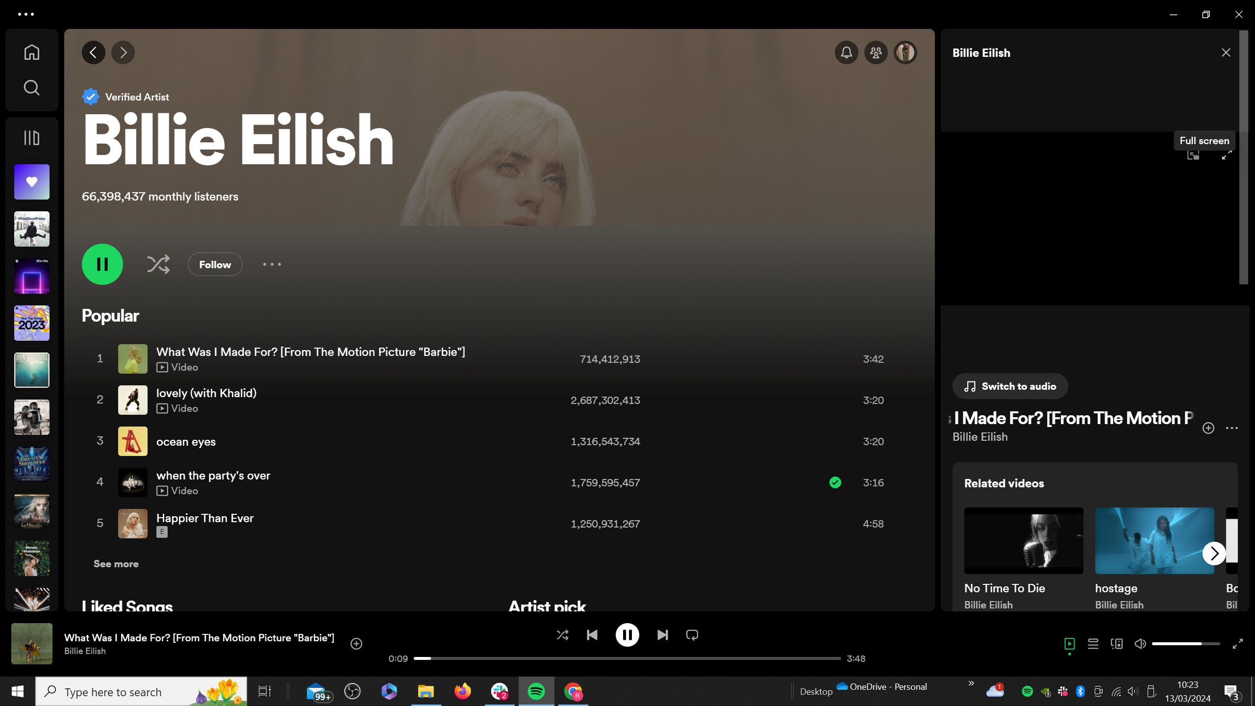 1710419793 622 So schauen Sie sich Musikvideos auf Spotify an