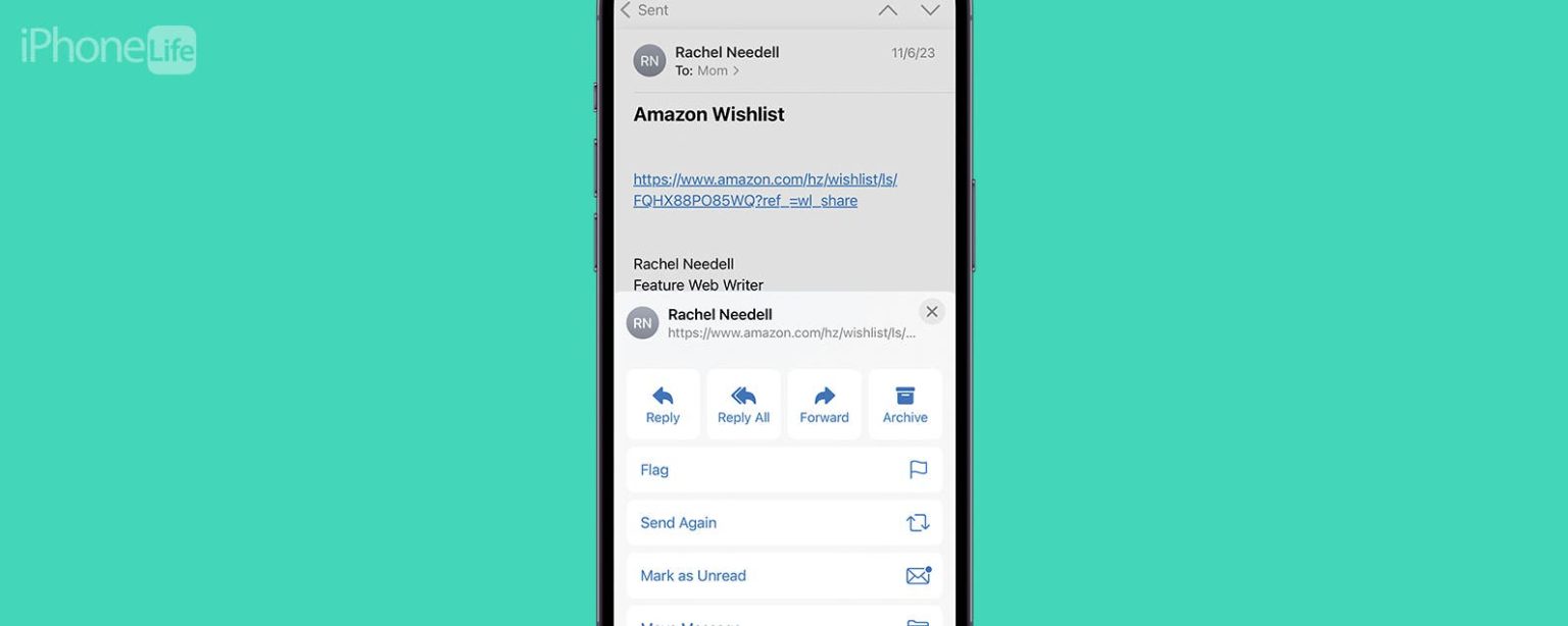 1710650195 Wie sendet man eine E Mail auf dem iPhone erneut Einfachster