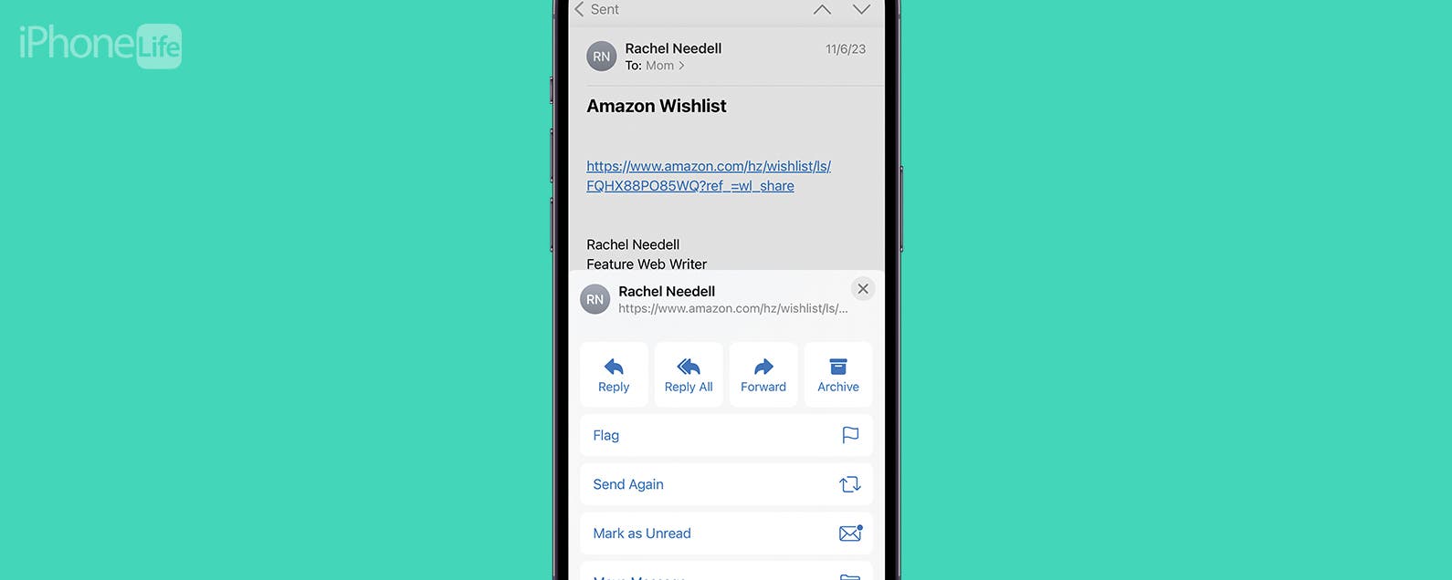 1710650195 Wie sendet man eine E Mail auf dem iPhone erneut Einfachster