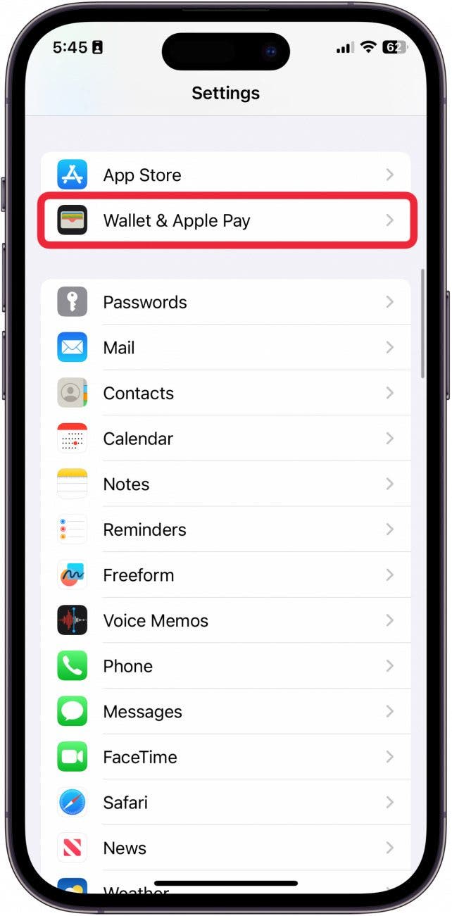 So ändern Sie die Apple Pay-Karte