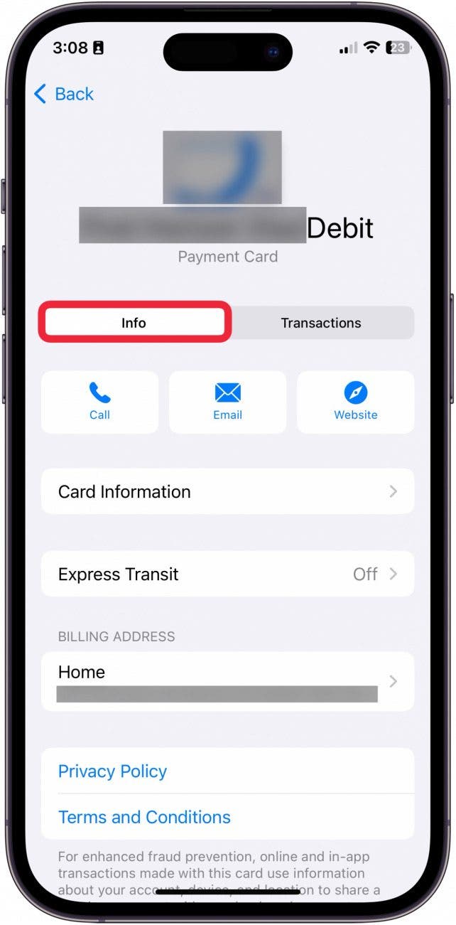 Fügen Sie eine neue Standardkarte für Apple Wallet hinzu