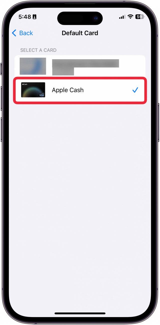 So ändern Sie die Standardkarte im Apple Wallet