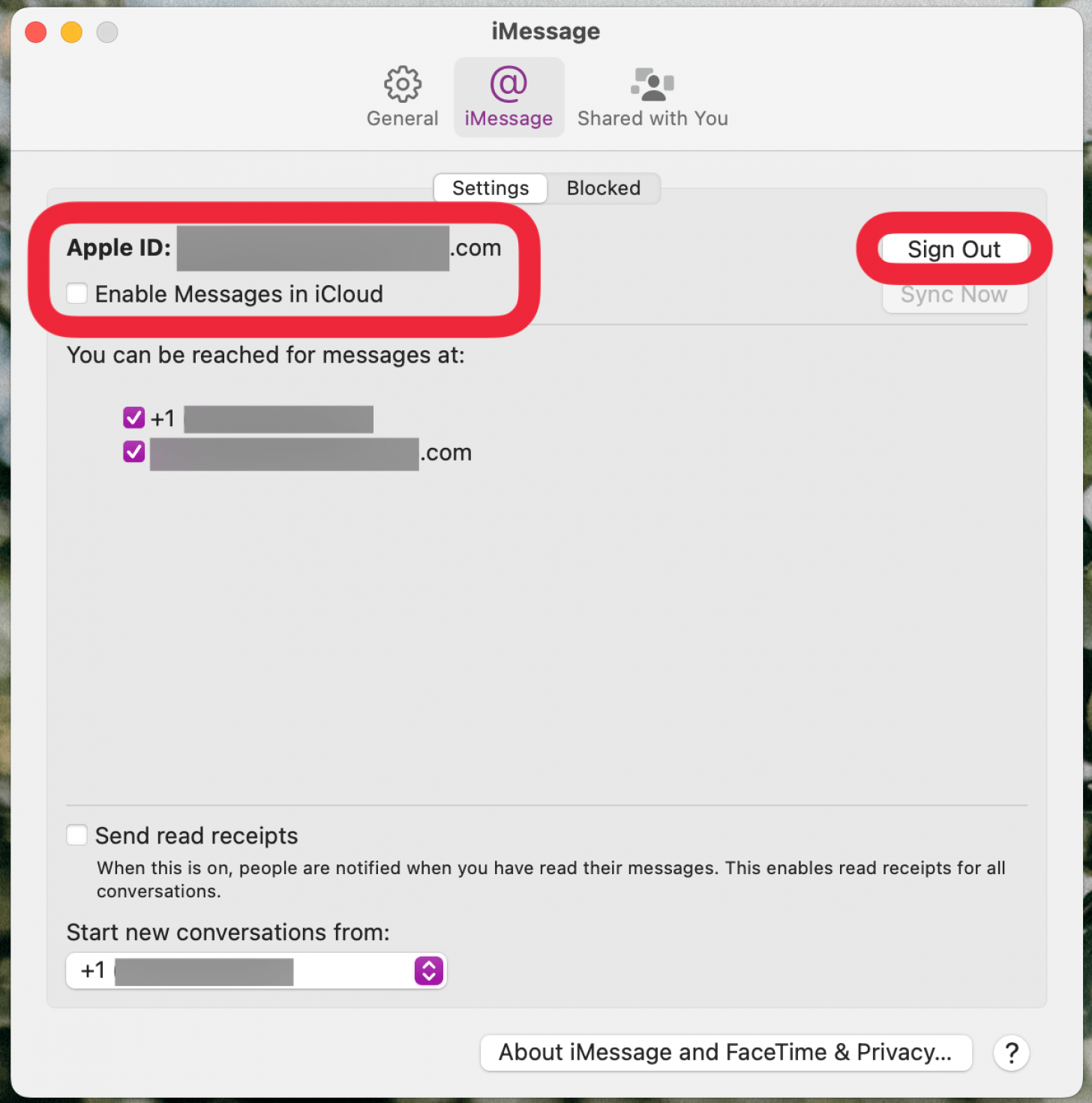   Stellen Sie sicher, dass die Apple-ID übereinstimmt
