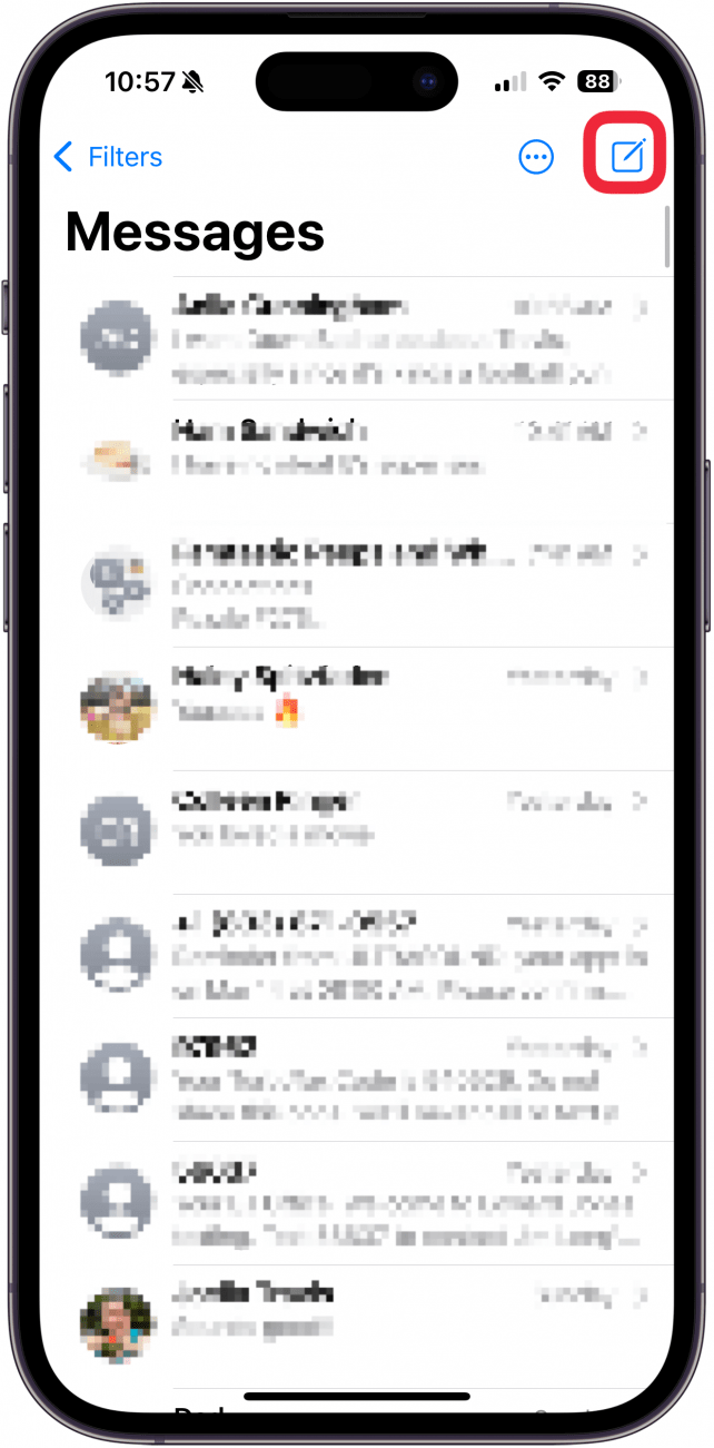 So senden Sie eine Nachricht separat an mehrere Kontakte