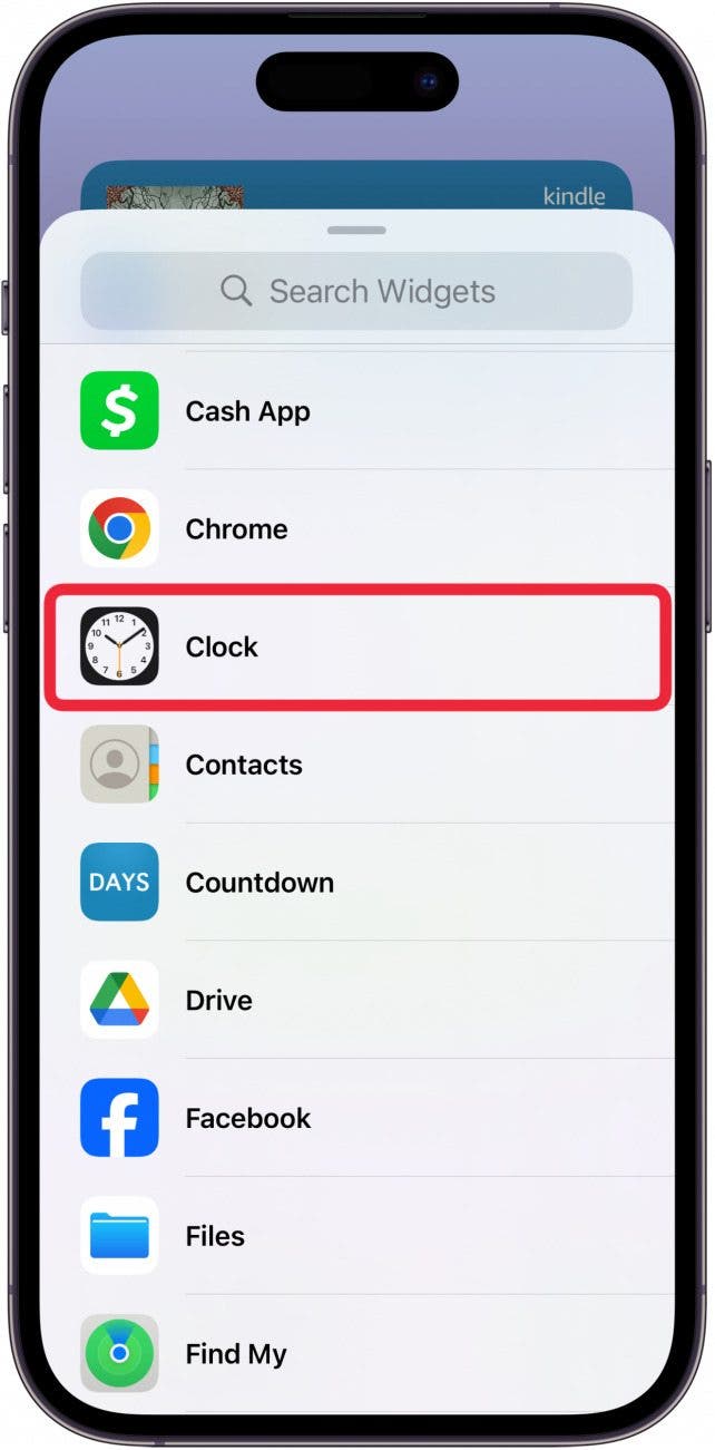 Uhr iOS 17