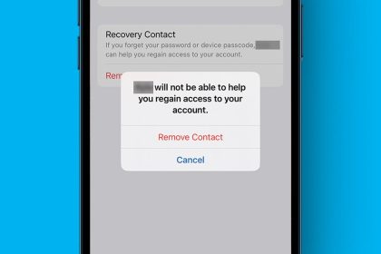 1711885013 Fuegen Sie Wiederherstellungskontakte zu Ihrer Apple ID hinzu oder entfernen Sie