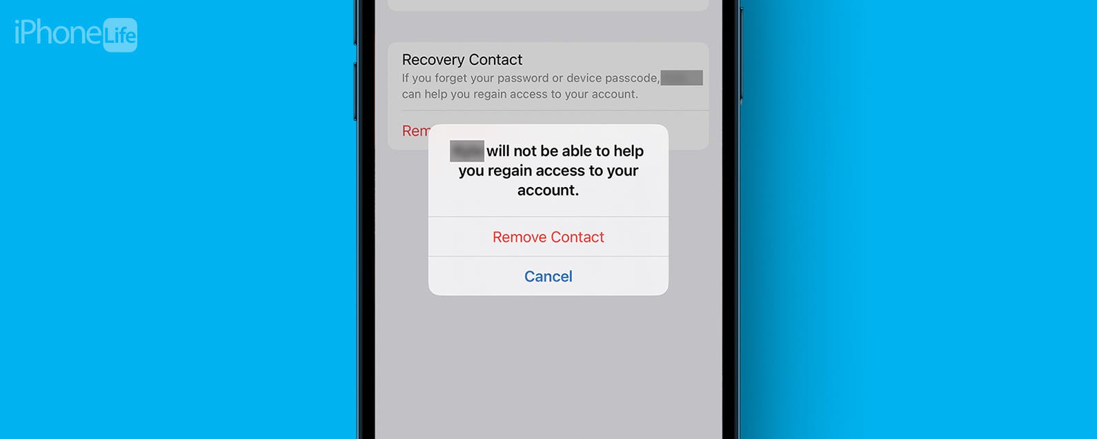 1711885013 Fuegen Sie Wiederherstellungskontakte zu Ihrer Apple ID hinzu oder entfernen Sie
