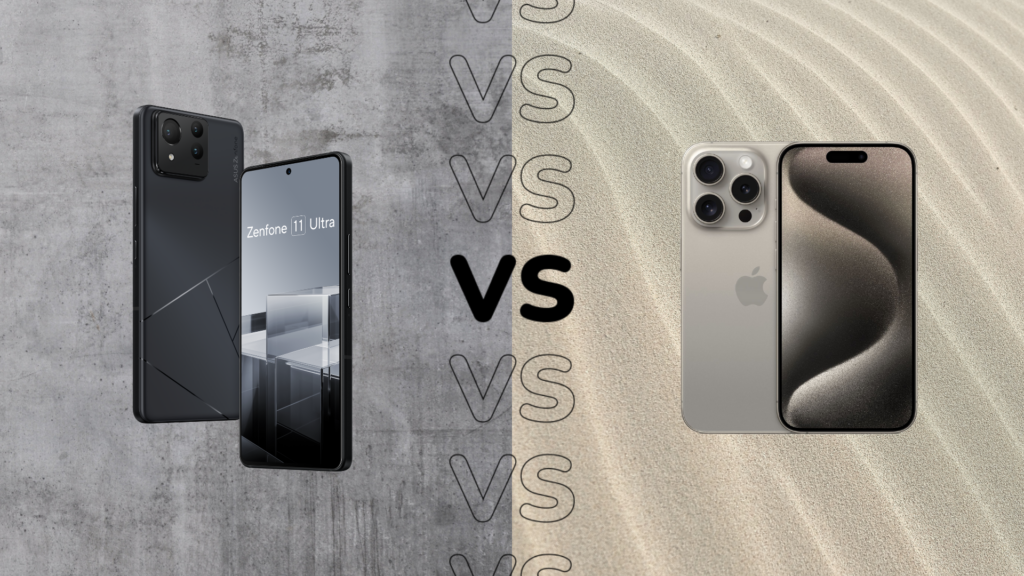 Asus Zenfone 11 Ultra vs iPhone 15 Pro Wie vergleichen