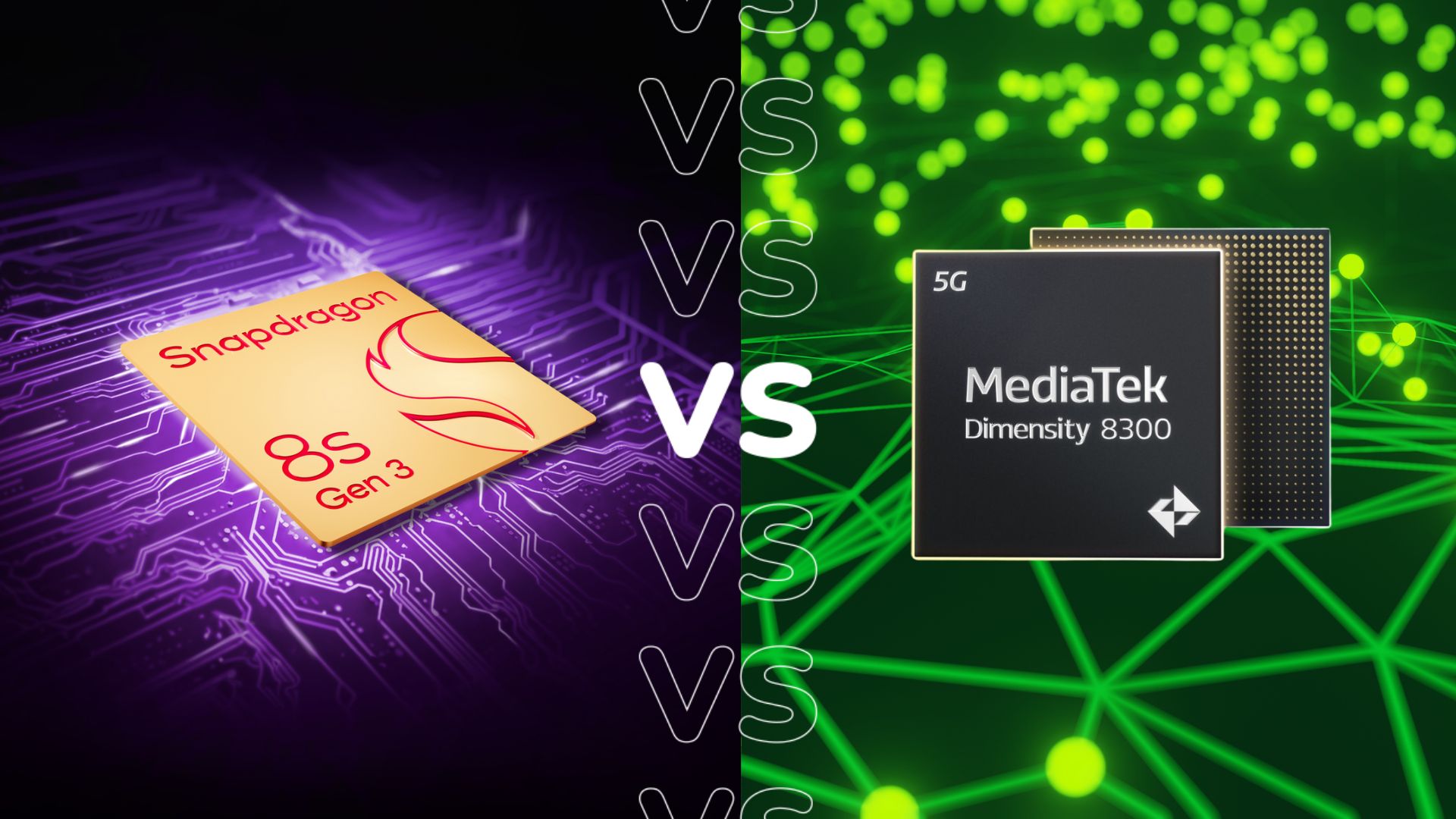 Qualcomm Snapdragon 8S Gen 3 vs MediaTek Dimensity 8300 Was