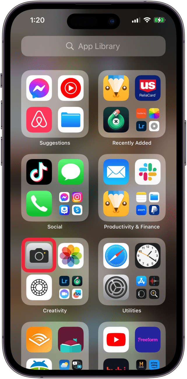 Öffnen Sie die Kamera Ihres iPhones, um versteckte Spionagekameras zu erkennen