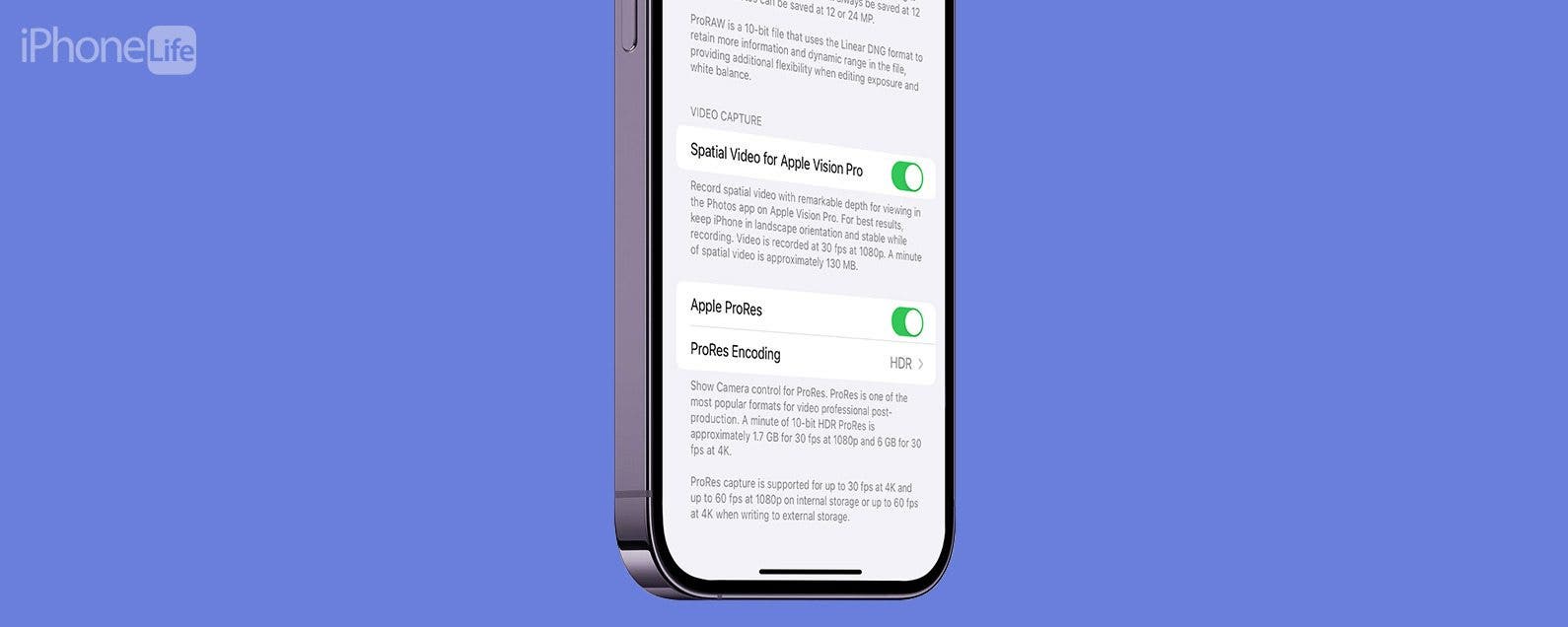 So nehmen Sie raeumliche Videos auf dem iPhone auf