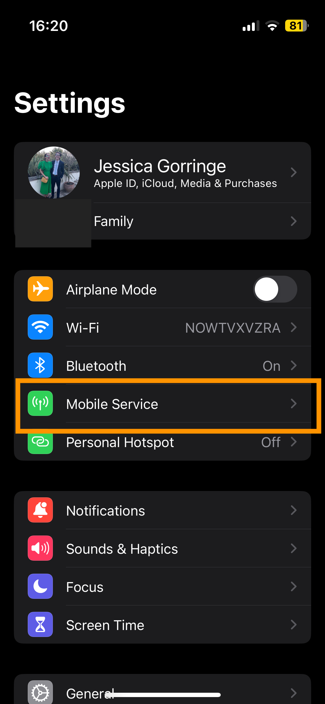 So ueberpruefen Sie Roaming Daten unter iOS