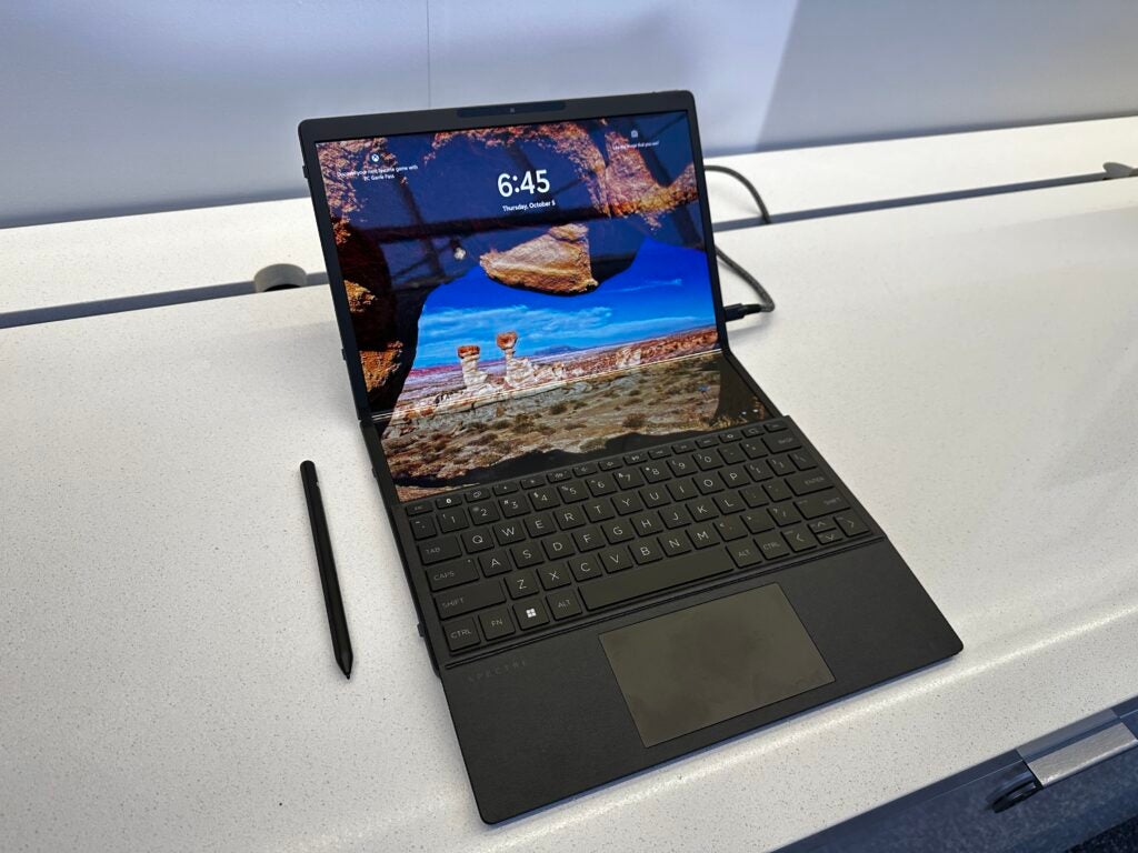 HP Spectre Fold im 1,5-Modus