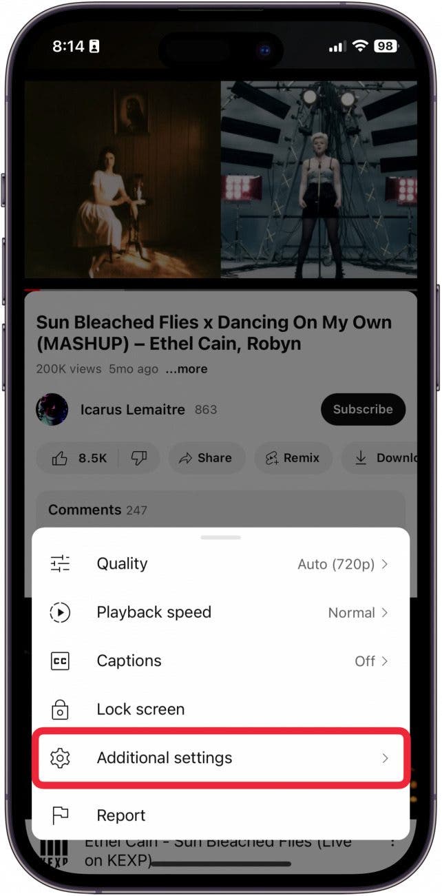 YouTube wiederholen Sie YouTube